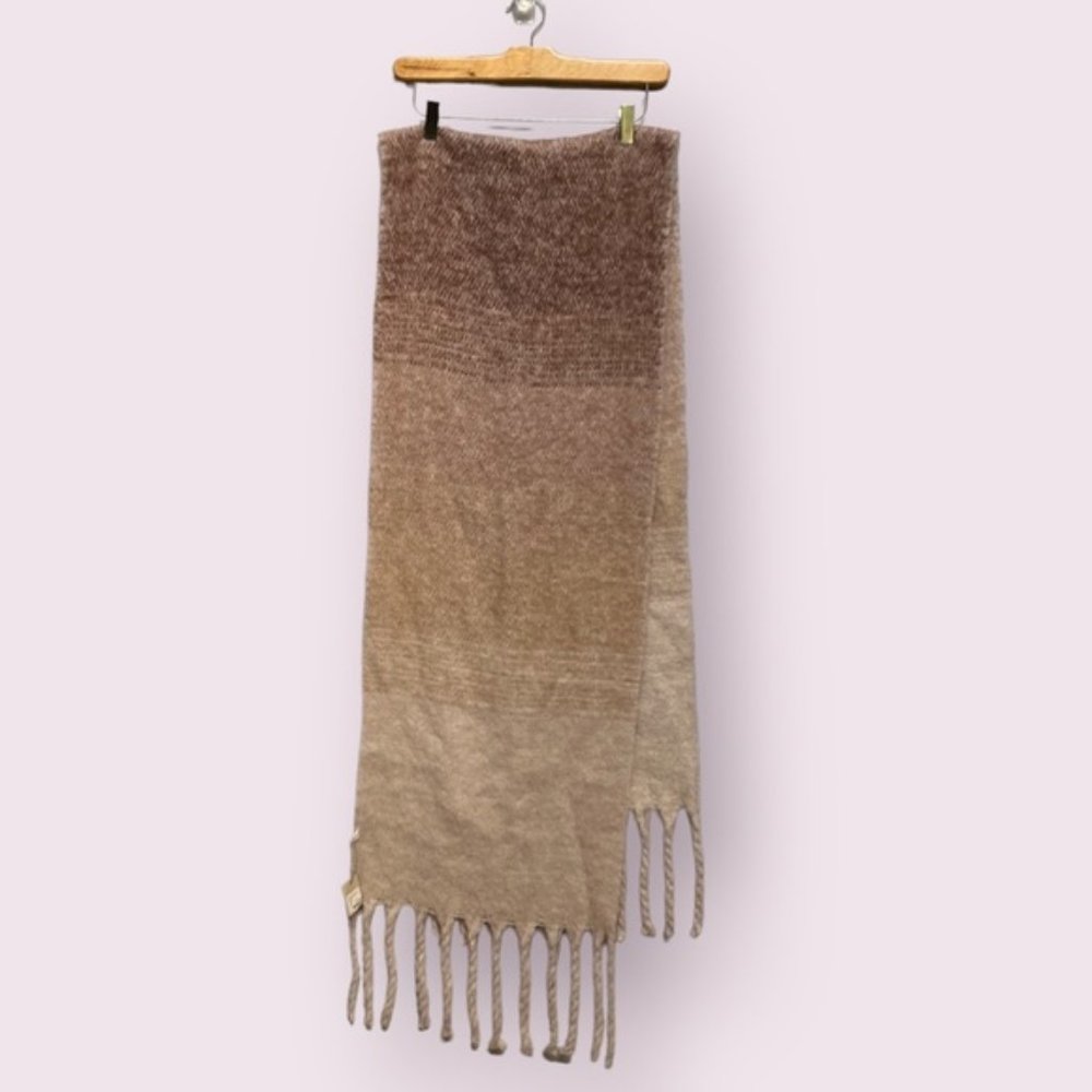 Shades of Neutral Soft Tone Acrylic Scarf - Picture 1 of 6